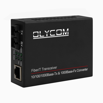 Bộ chuyển đổi phương tiện truyền thông bằng sợi quang kép đa chế độ 500m 850nm 10/100/1000M Mạng Ethernet